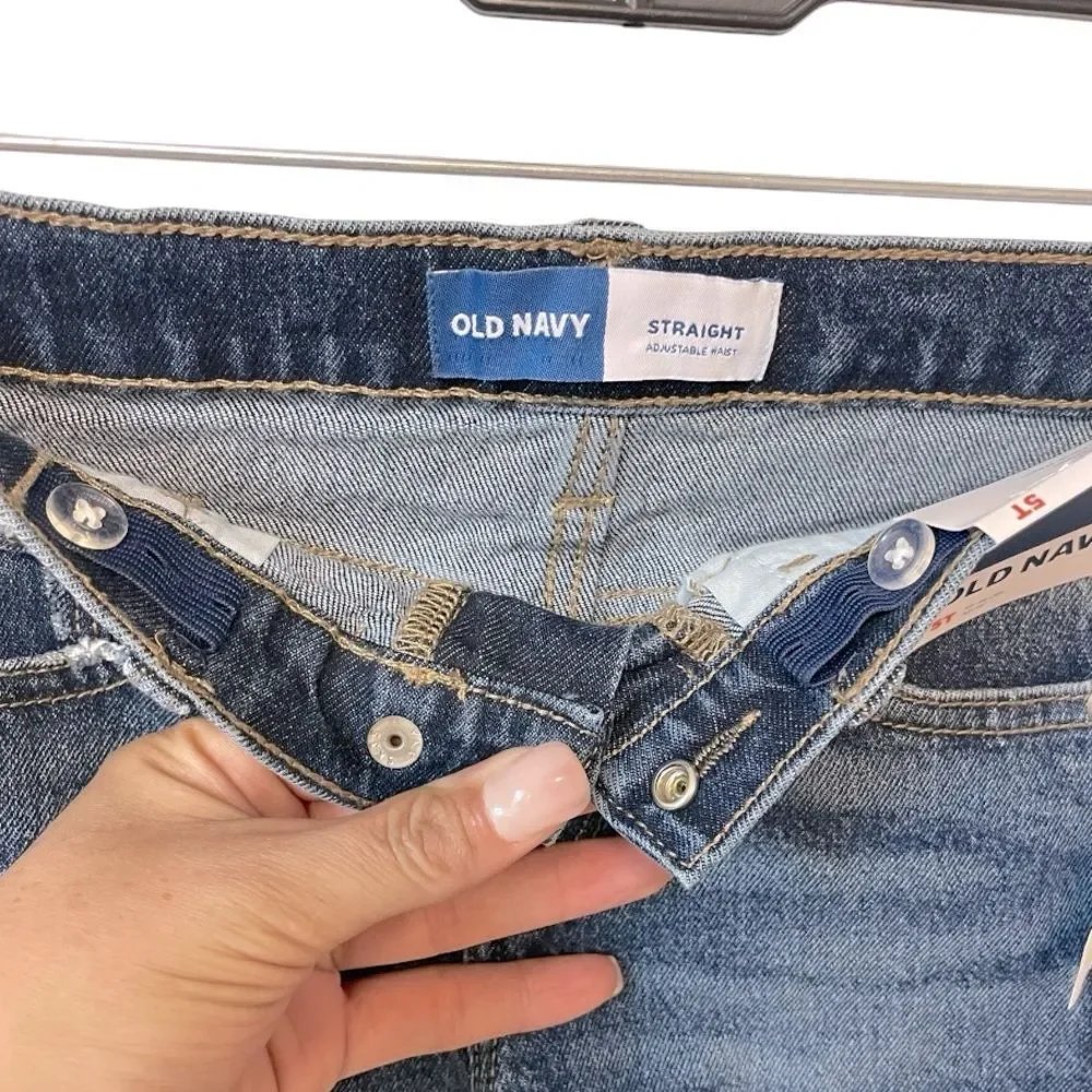 Old Navy Slim Straight Adjustable Waist Jeans- 5T